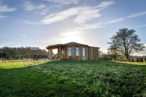 Nether Farm Roundhouses - Henmore Water & Sturston Winds with hot tubs - Bradley Wood no hot tub